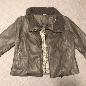 Faux Leather Jacket
